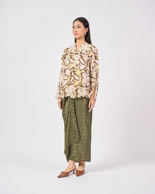 Delia Kurung Pendek in Green
