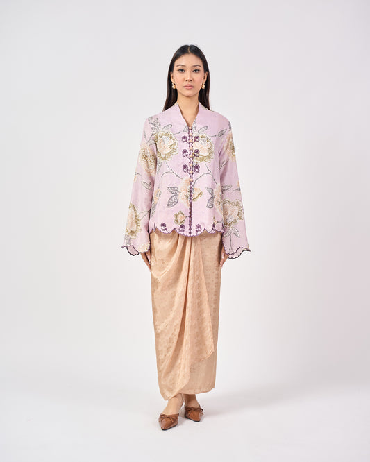 Delia Kurung Pendek in Purple