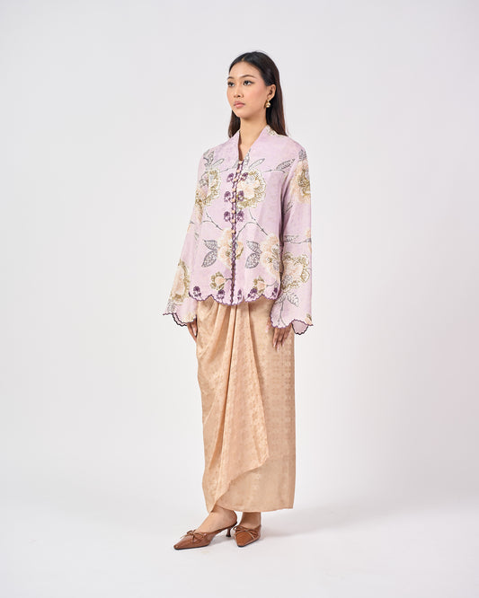 Delia Kurung Pendek in Purple
