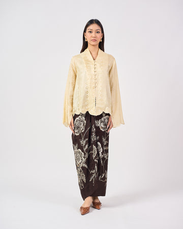 Delia Kurung Pendek in Yellow
