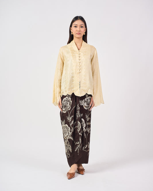 Delia Kurung Pendek in Yellow