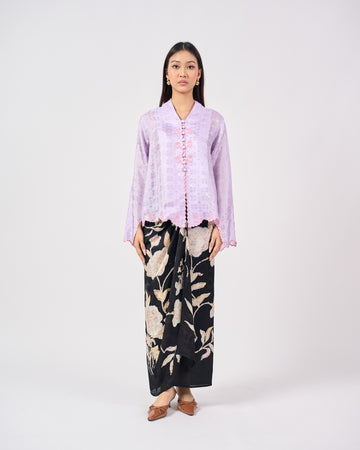 Delia Kurung Pendek in Purple