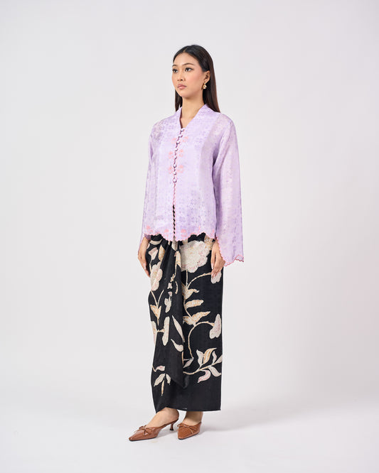 Delia Kurung Pendek in Purple