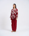 Juwita Kebaya Pendek in Maroon