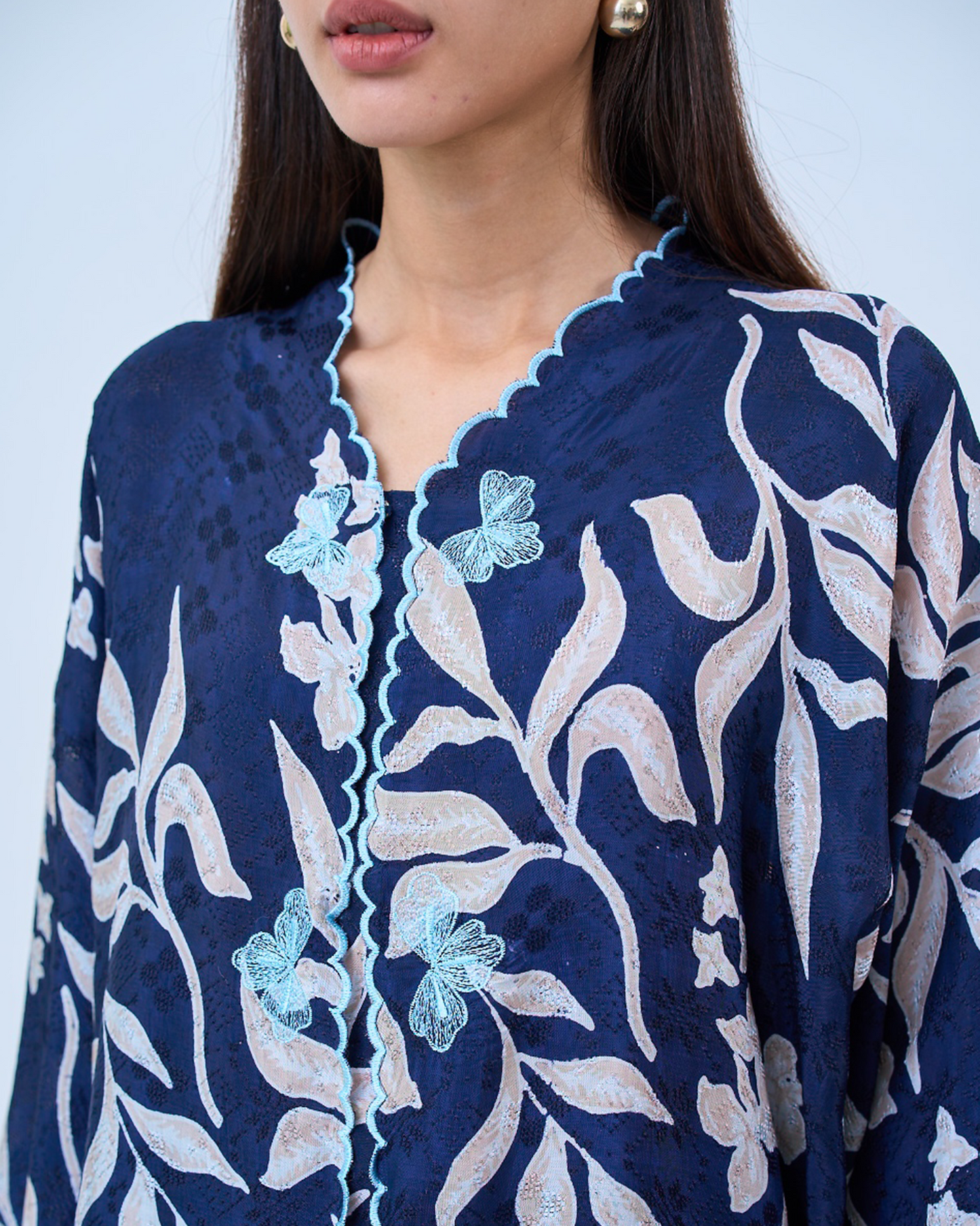 Khadeeja Kebarung in Blue