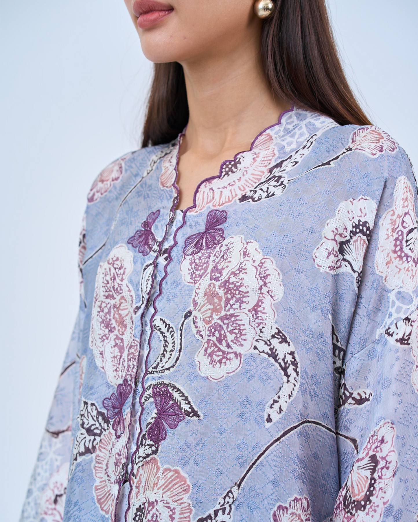 Khadeeja Kebarung in Blue