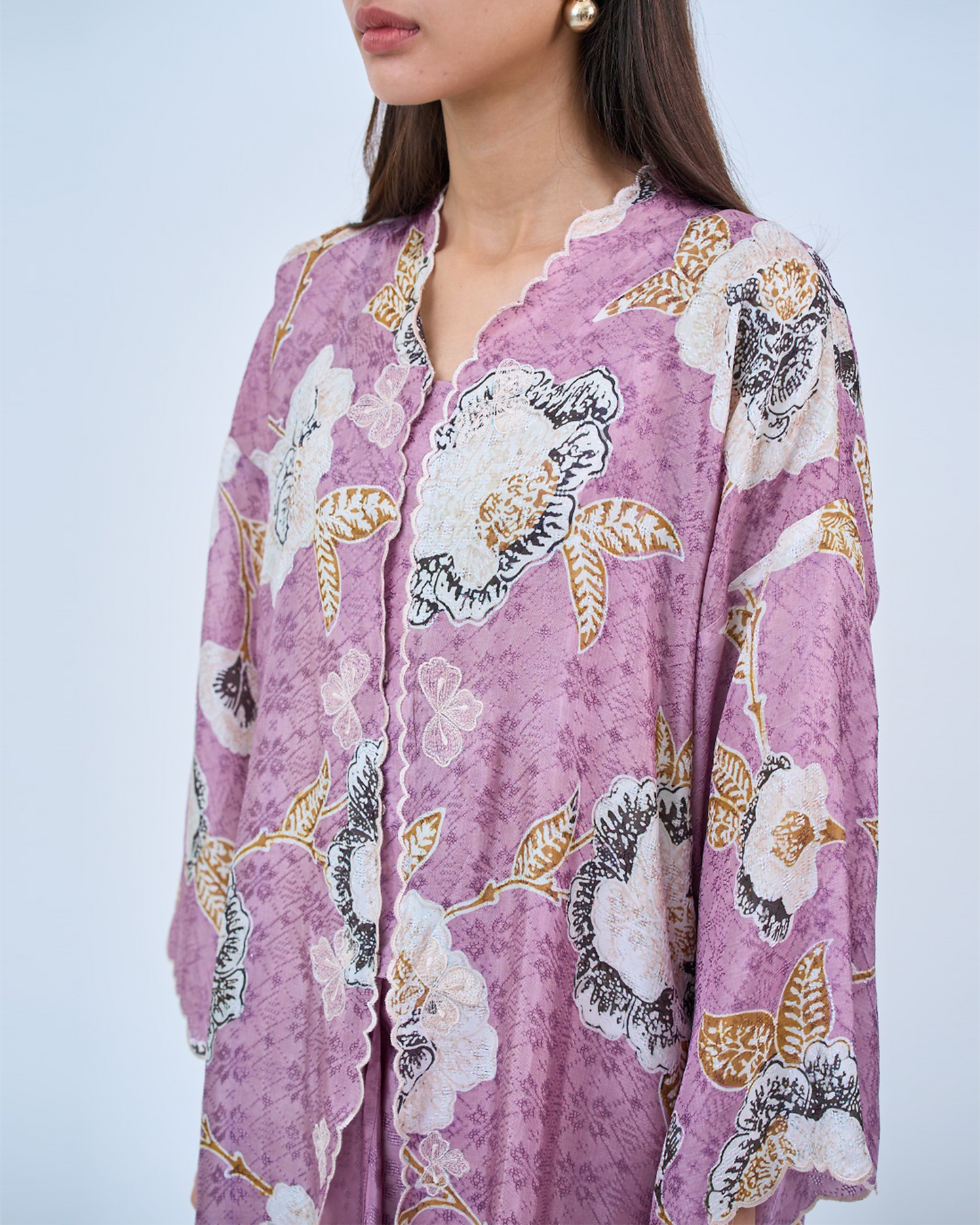 Khadeeja Kebarung in Purple