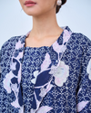 Khairin Kebaya Pendek in Blue