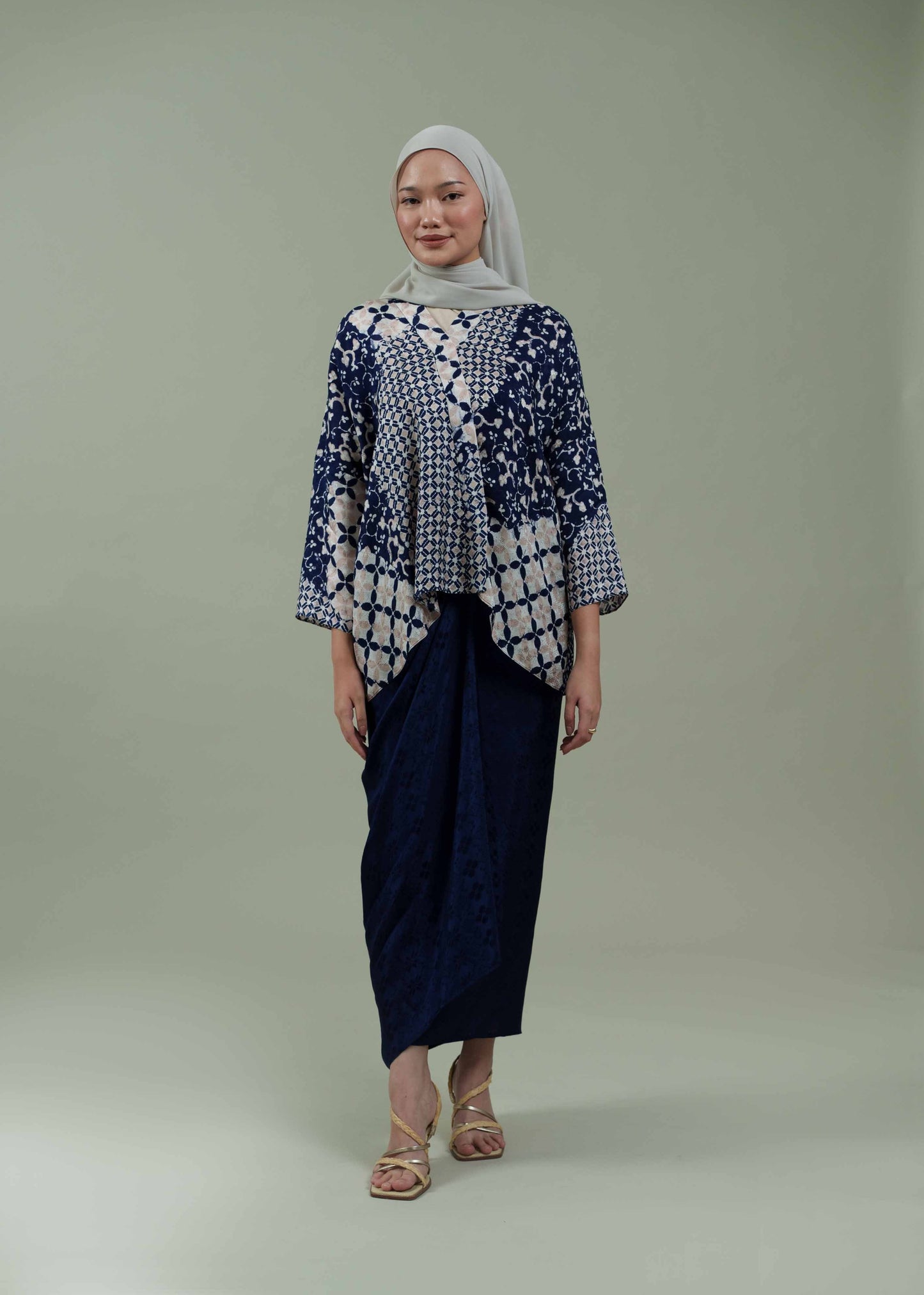 Kurung Kimono MALIKA 05-02 BLU