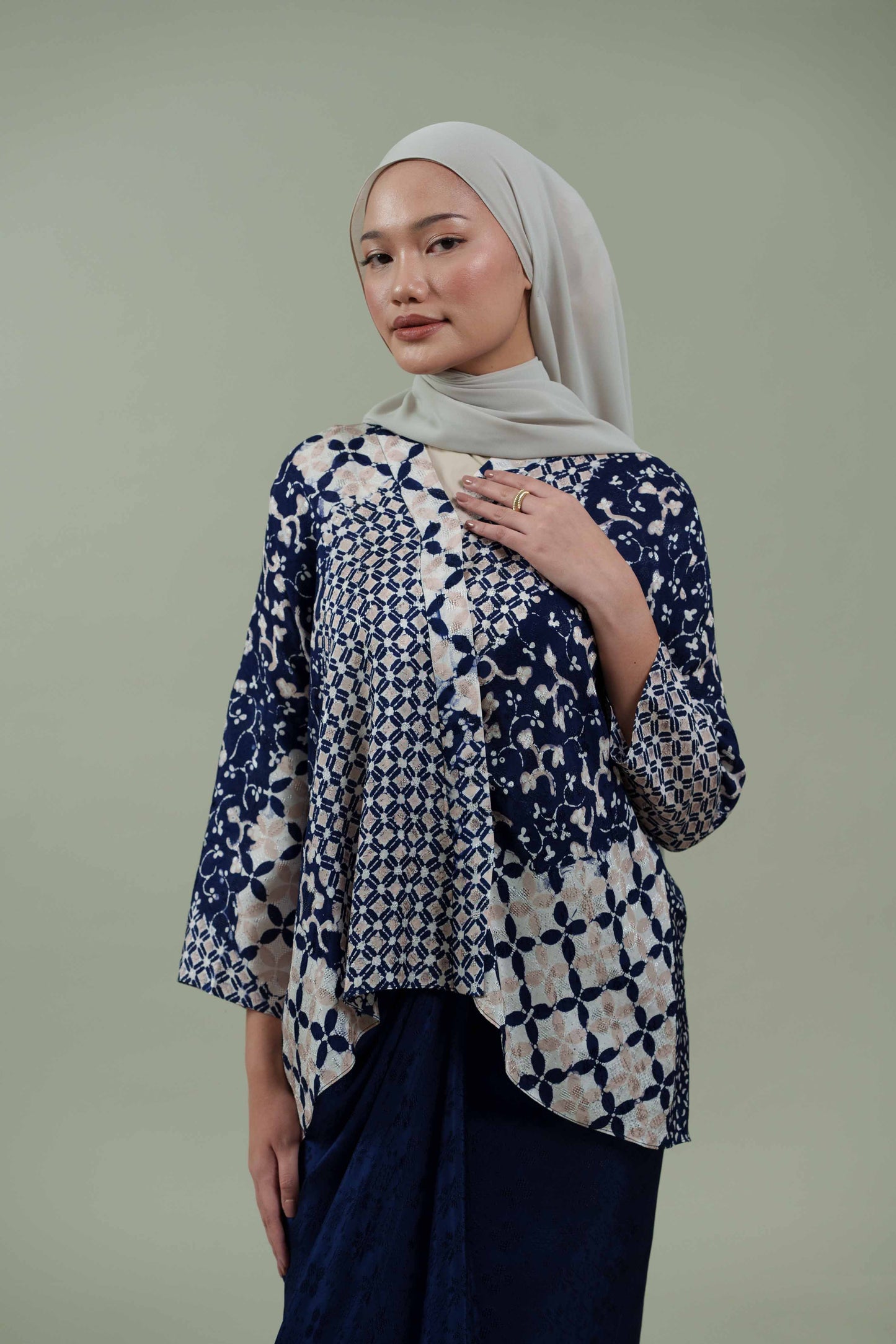 Kurung Kimono MALIKA 05-02 BLU 02