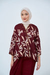 Malika Kurung Kimono in Maroon
