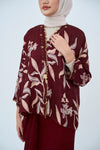 Malika Kurung Kimono in Maroon