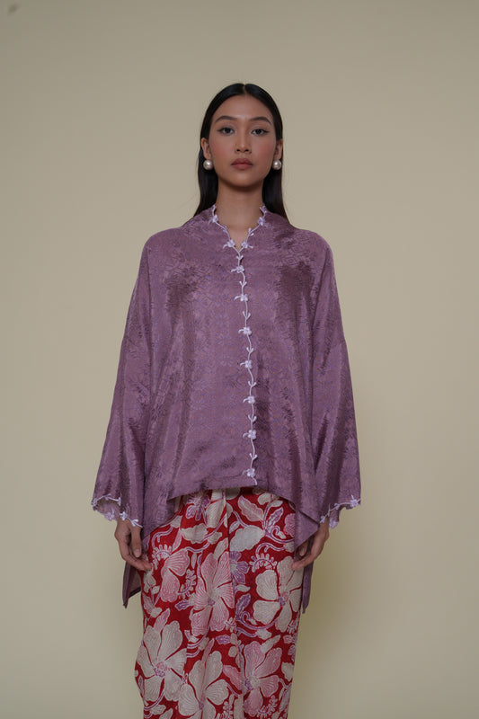 Maya Kurung Kimono in Purple