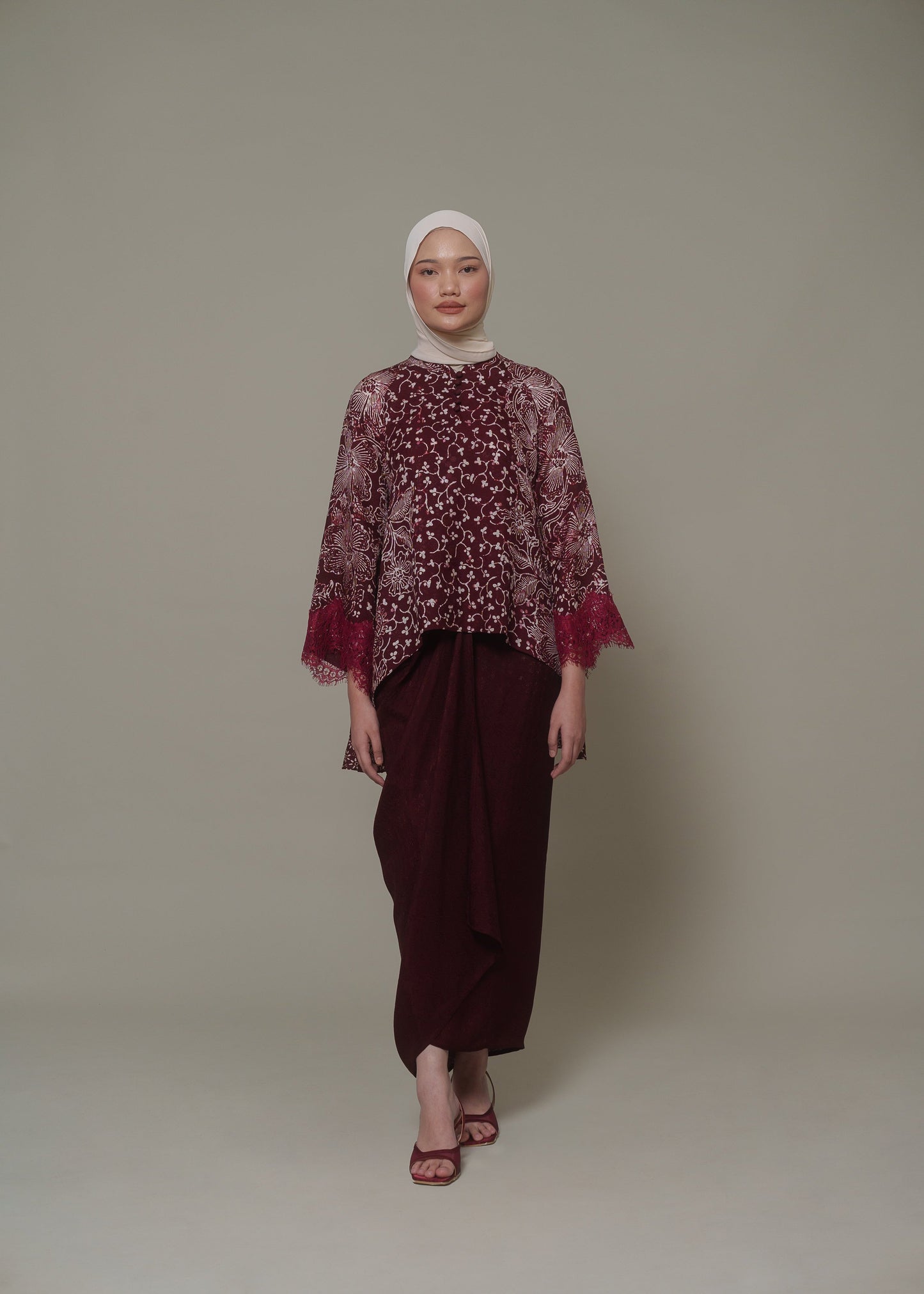 Kurung Moden AZALEA LACE 05-10 MRN