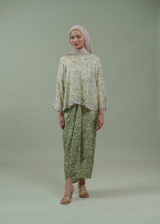 Kurung Pendek Sulam SARINA 05-02 GRN