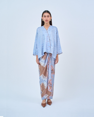 Malika Kurung Kimono in Blue