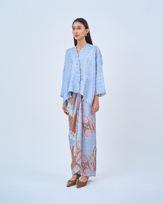 Malika Kurung Kimono in Blue