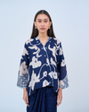 Malika Kurung Kimono in Blue