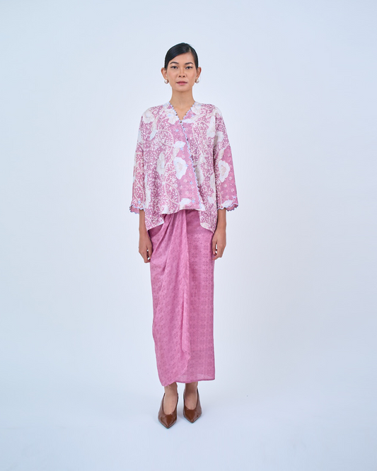 Malika Kurung Kimono in Purple