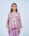 Malika Kurung Kimono in Purple