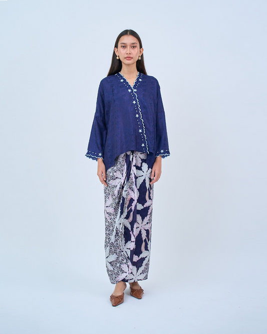 Malika Kurung Kimono in Blue