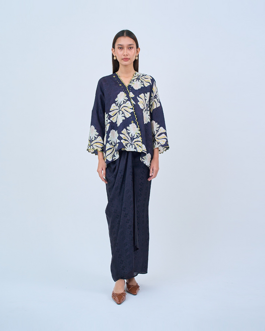 Malika Kurung Kimono in Blue