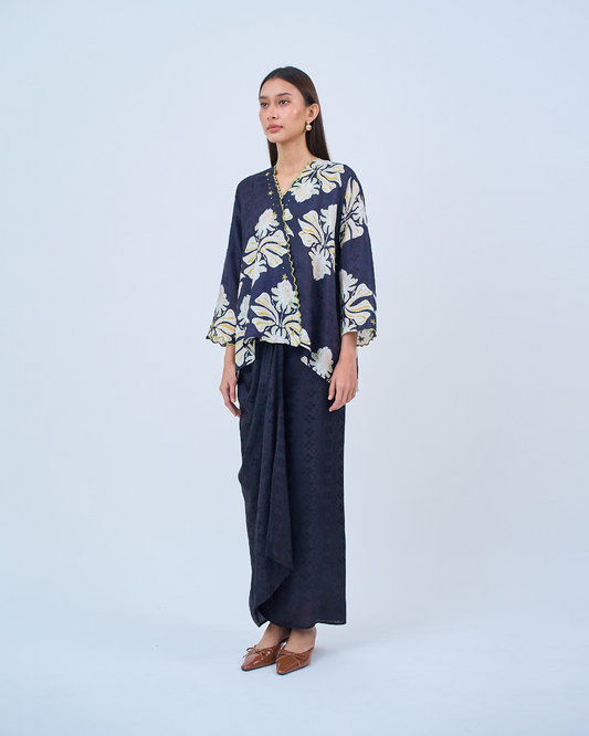 Malika Kurung Kimono in Blue