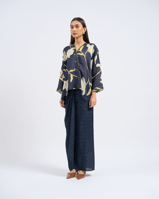 Malika Kurung Kimono in Blue