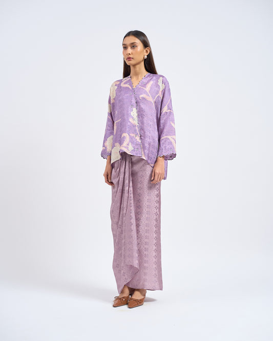 Malika Kurung Kimono in Purple