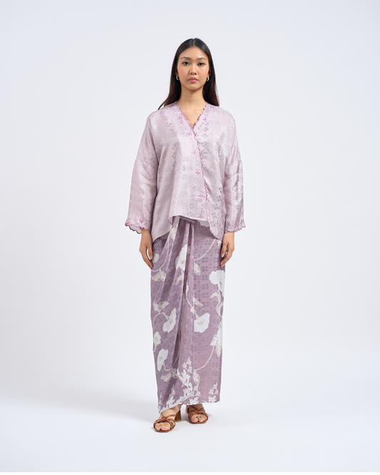 Malika Kurung Kimono in Purple