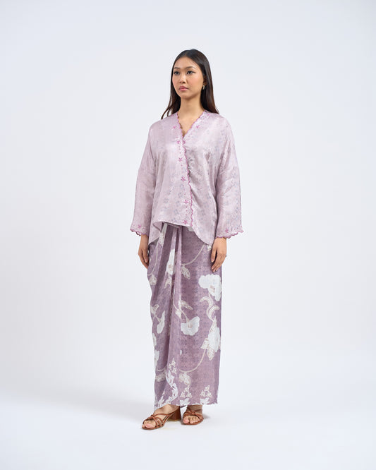 Malika Kurung Kimono in Purple