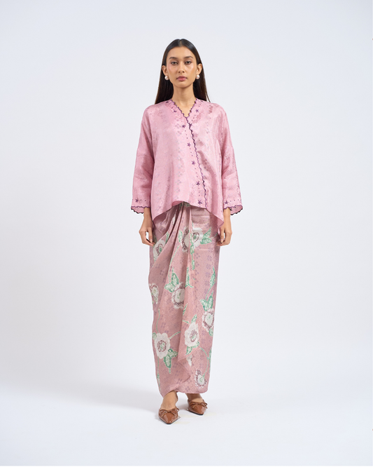 Malika Kurung Kimono in Pink