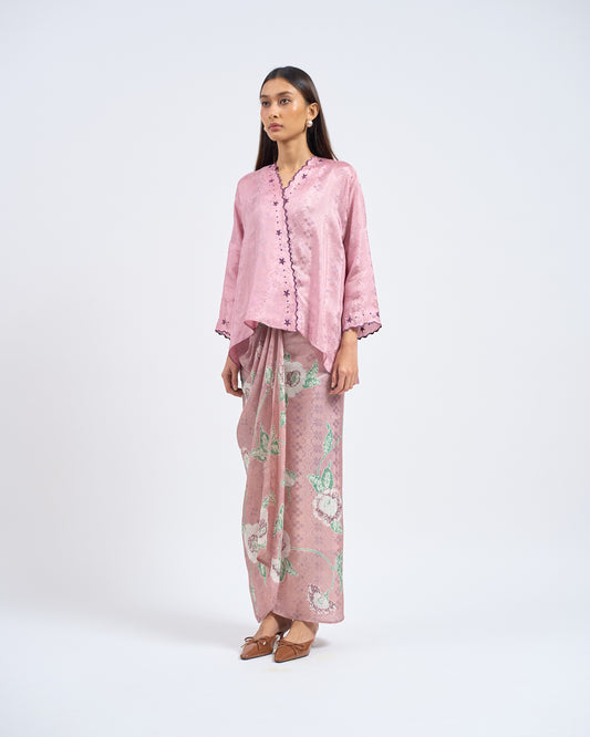 Malika Kurung Kimono in Pink