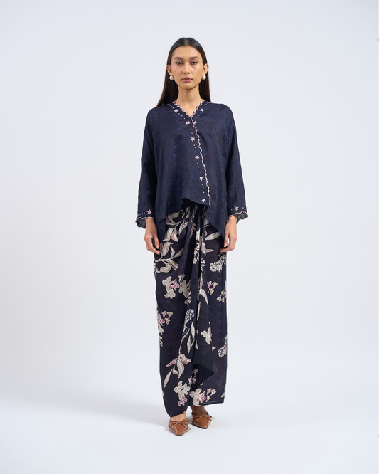 Malika Kurung Kimono in Blue