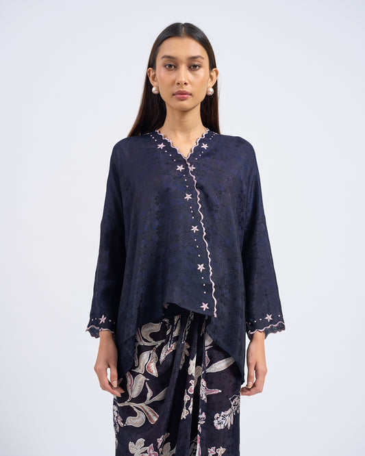 Malika Kurung Kimono in Blue