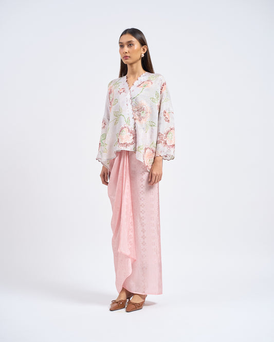 Malika Kurung Kimono in Pink
