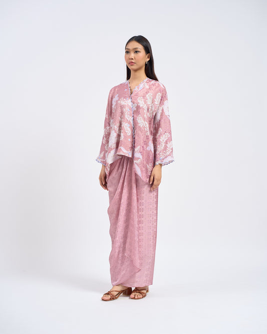 Malika Kurung Kimono in Pink