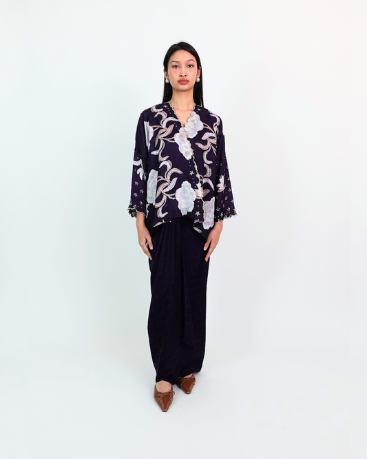 Malika Kurung Kimono in Blue