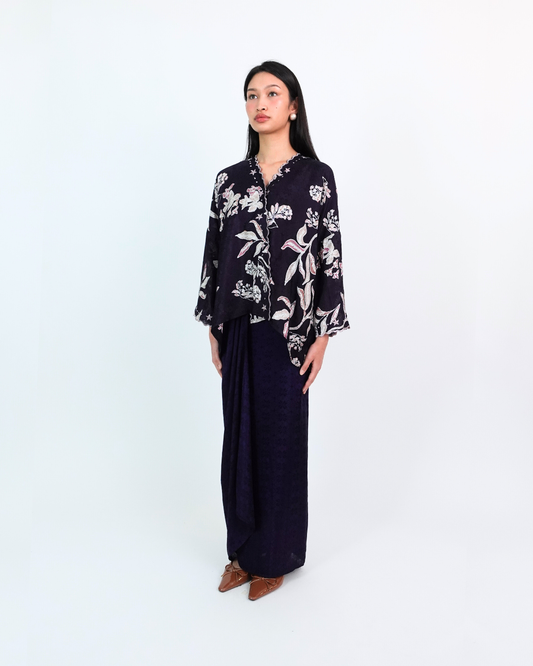 Malika Kurung Kimono in Blue