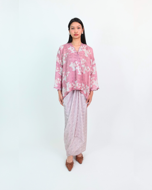 Malika Kurung Kimono in Pink