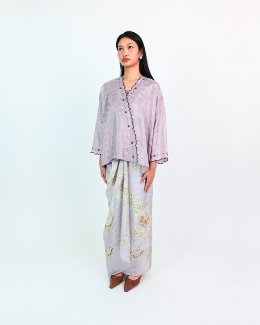 Malika Kurung Kimono in Purple