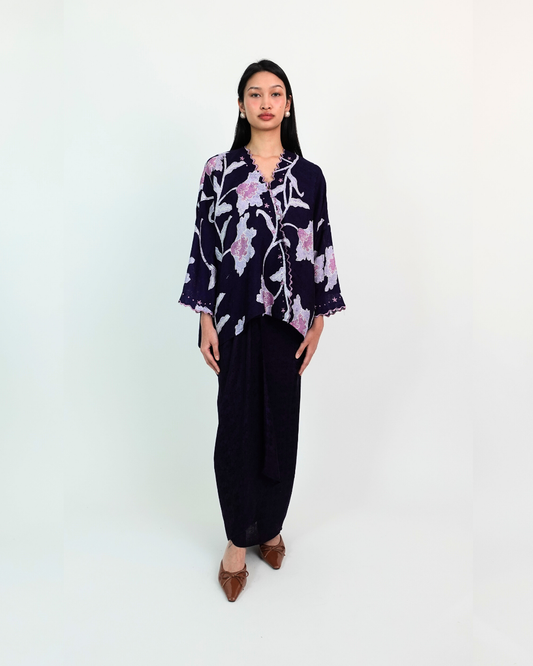 Malika Kurung Kimono in Blue