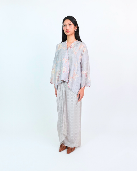 Malika Kurung Kimono in Blue