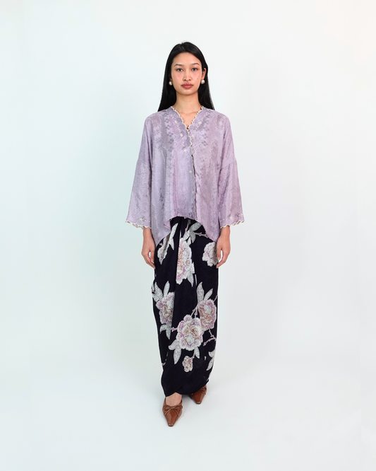 Malika Kurung Kimono in Purple