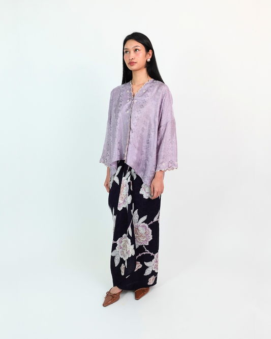 Malika Kurung Kimono in Purple