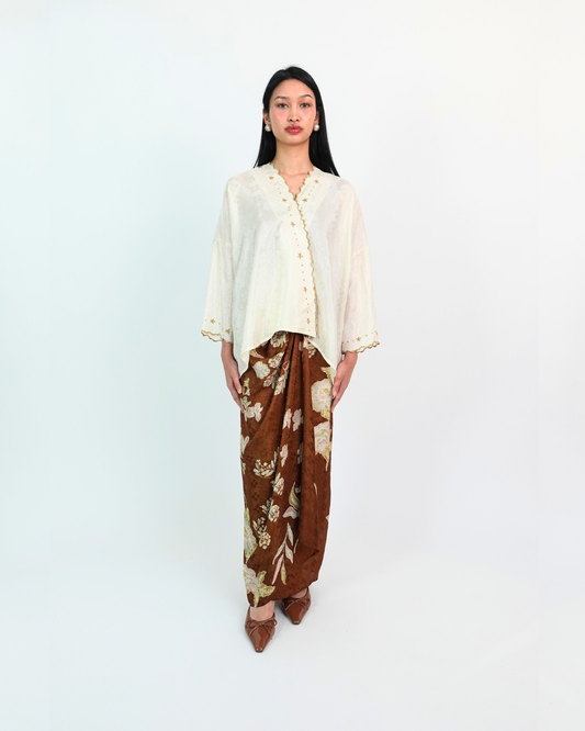 Malika Kurung Kimono in Yellow