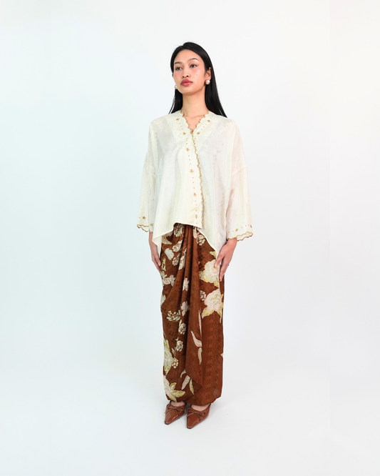 Malika Kurung Kimono in Yellow