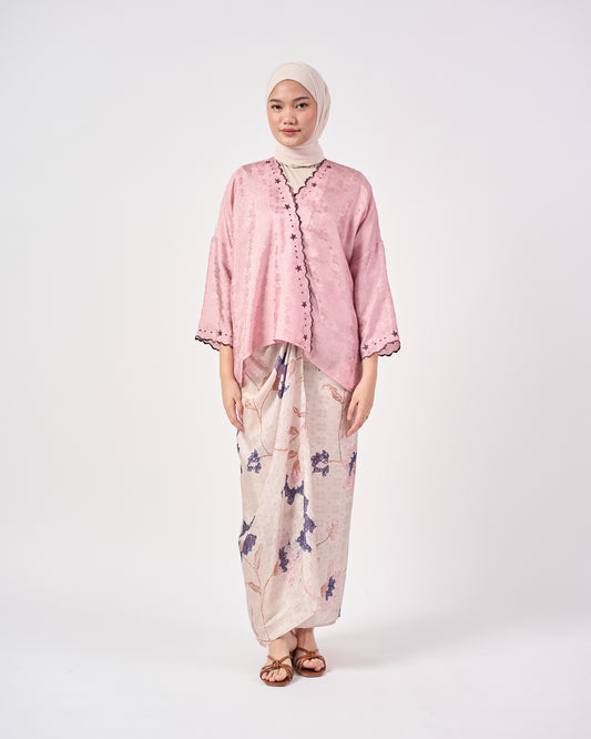 Malika Kurung Kimono in Pink