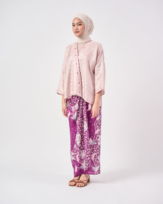 Malika Kurung Kimono in Purple