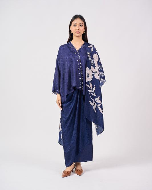 Malika Kurung Kimono in Blue